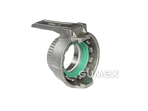 MK-Kupplung, DN50, Innengewinde BSPP 2", 16bar, Dichtung Hypalon, Gewindedichtung PTFE, Edelstahl, 